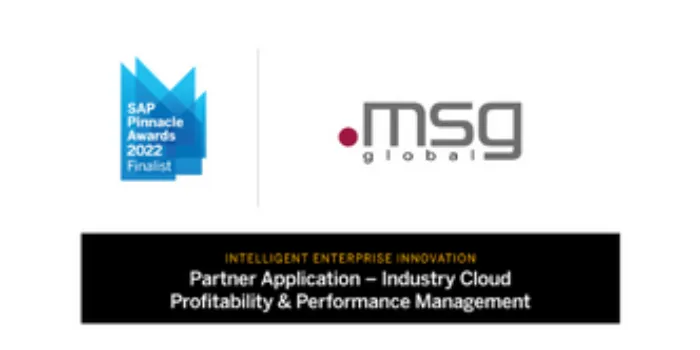 Finalist for 2022 SAP Pinnacle Award