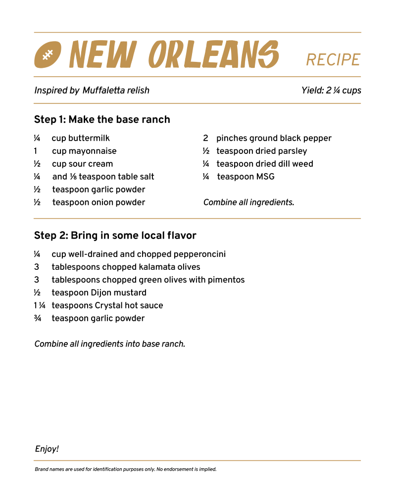 new-orleans ranch recipe